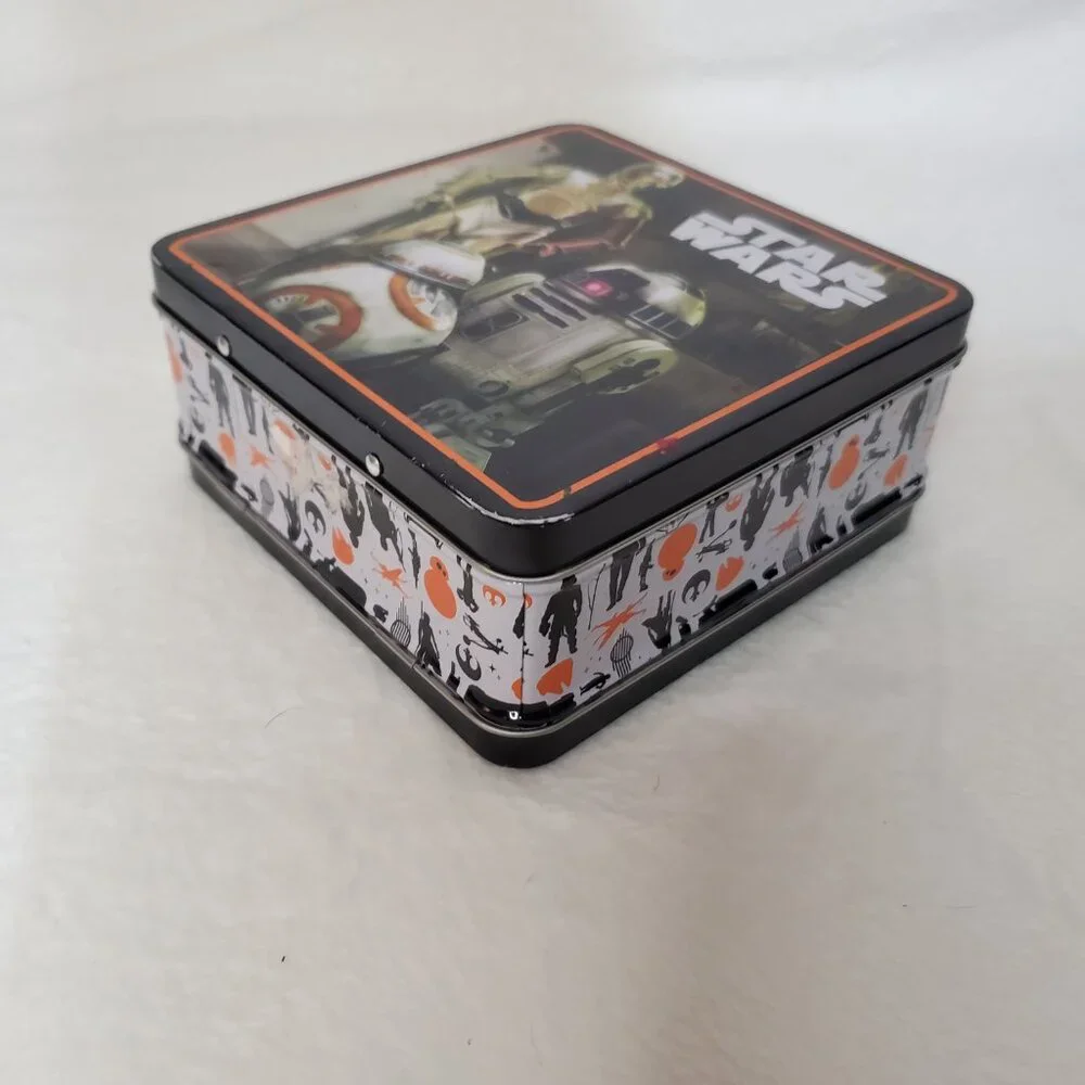 Star Wars BB-8 C-3PO R2-D2 Kids Pencil Box Crayon Box School Supplies Storage